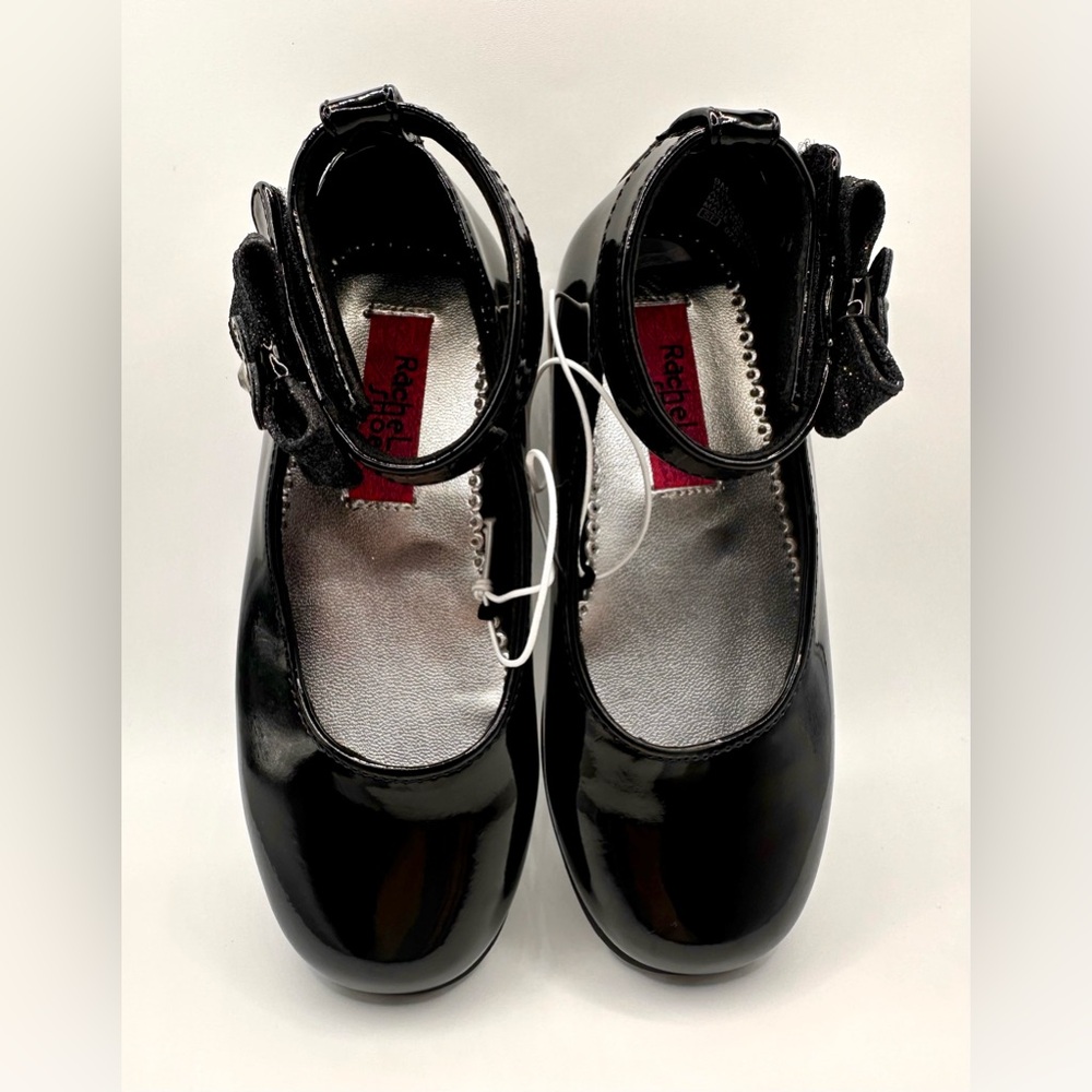 Brand New Black Patent Style Leather Girl’s Shoes, Size 9M Toddler, NWOT